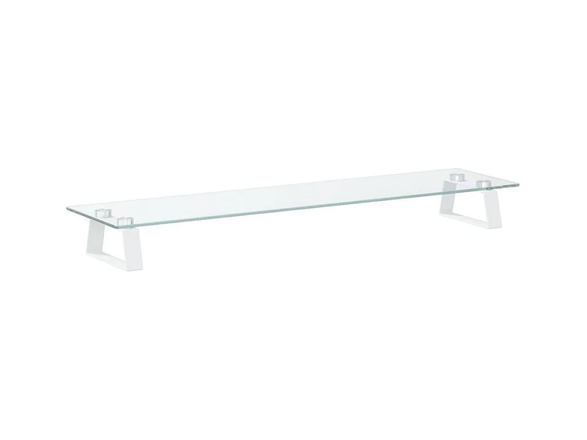 Support de moniteur table métal blanche 80 x 20 x 8 cm 02_0044901