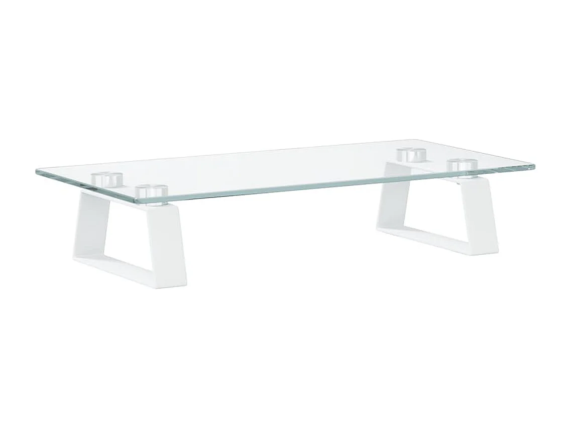 Support de moniteur table métal blanche 40 x 20 x 8 cm 02_0044859