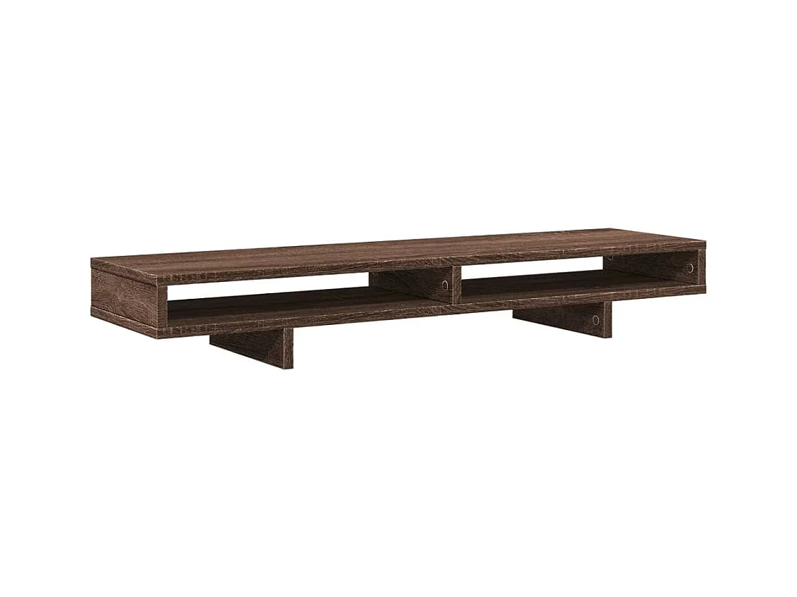 Support de moniteur table bois marron 100 x 27 x 15 cm 02_0044840