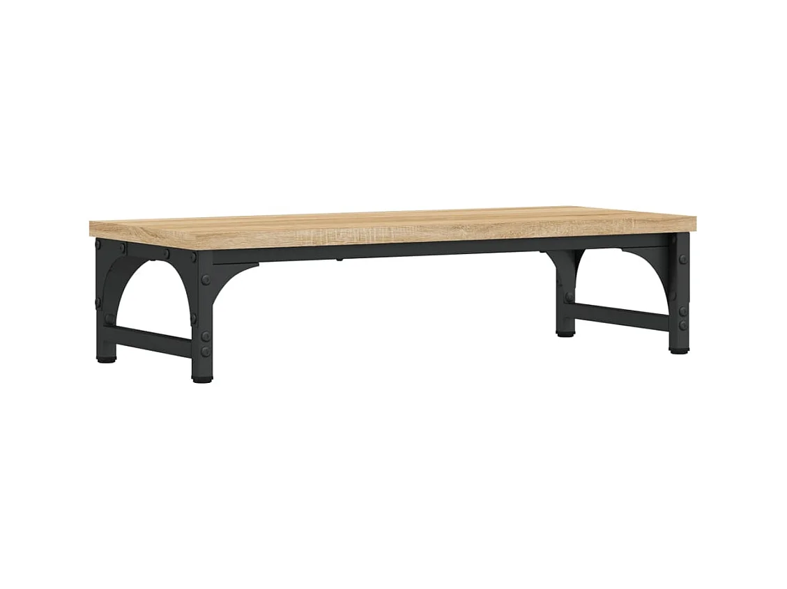 Supporto per monitor tavolo mobile ufficio sonoma 55 x 23 x 14 cm legno ingegnerizzato marrone 02_0044999