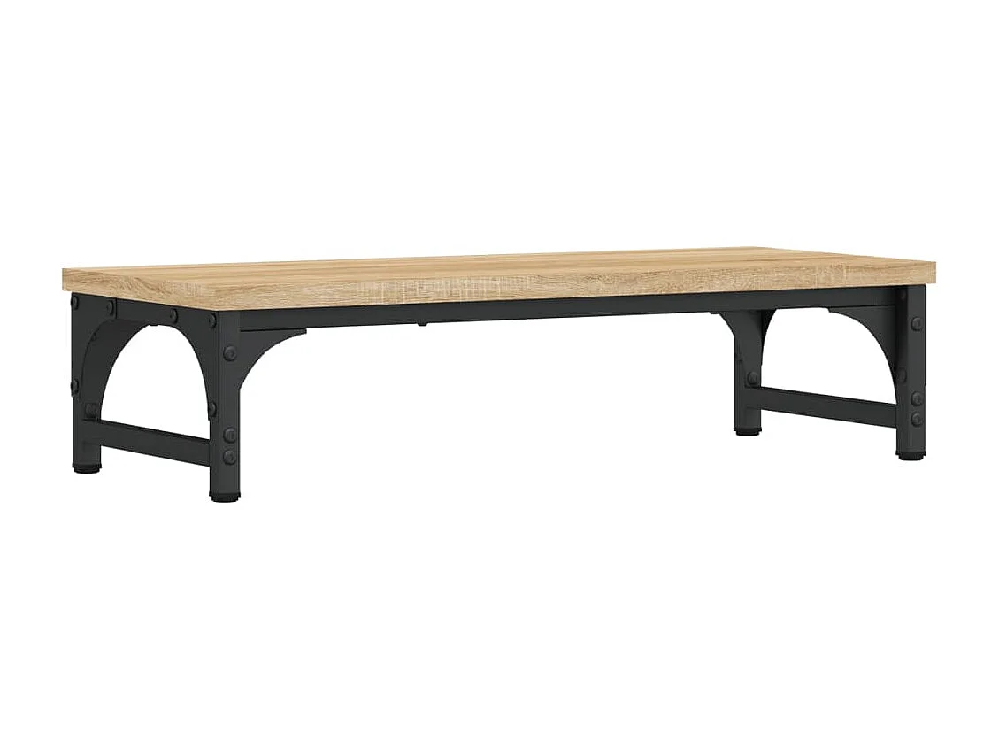 Mesa de monitor para oficina Sonoma 55 x 23 x 14 cm madera de ingeniería marrón 02_0044999