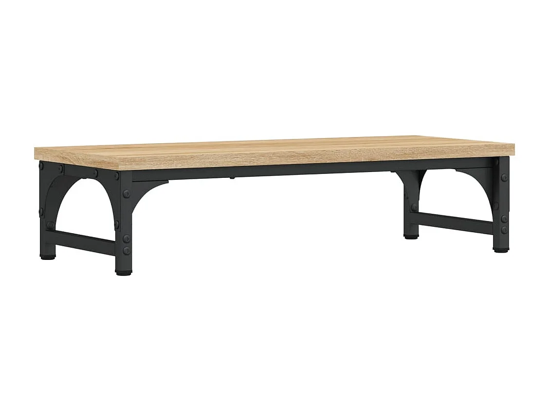 Mesa de monitor para oficina Sonoma 55 x 23 x 14 cm madera de ingeniería marrón 02_0044999