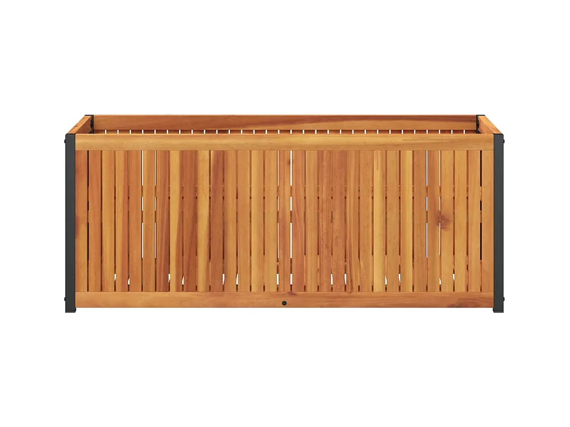 Jardinière bac lit surélevé marron 110 x 45 x 44 cm 02_0037359