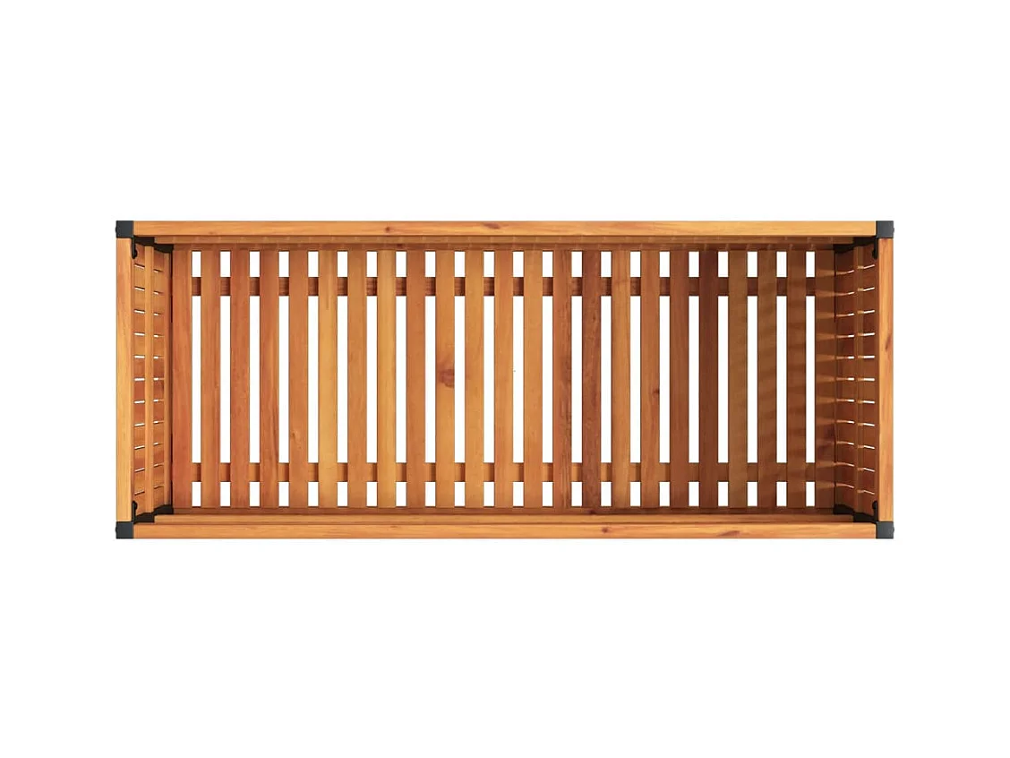 Jardinière bac lit surélevé marron 110 x 45 x 44 cm 02_0037359