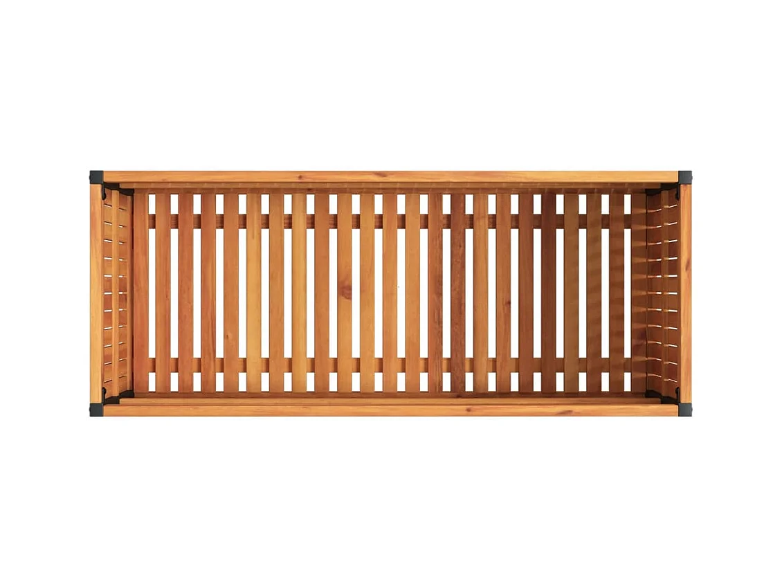 Jardinière bac lit surélevé marron 110 x 45 x 44 cm 02_0037359