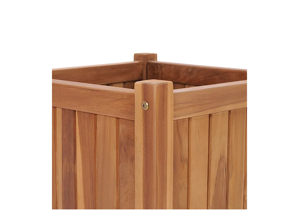 Jardinière bac lit surélevé bois marron 40 x 40 x 40 cm 02_0039230