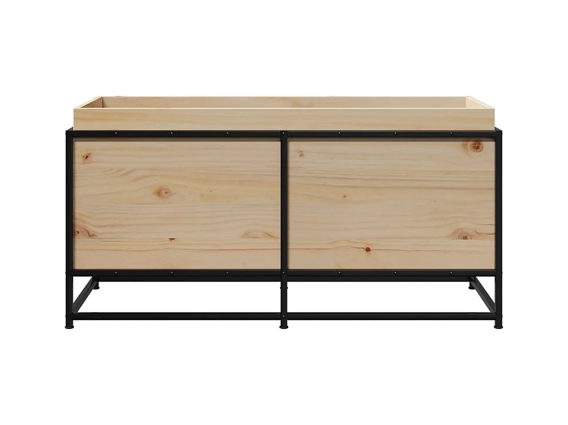 Jardinière bac lit surélevé bois marron 100 x 40 x 50 cm 02_0037268