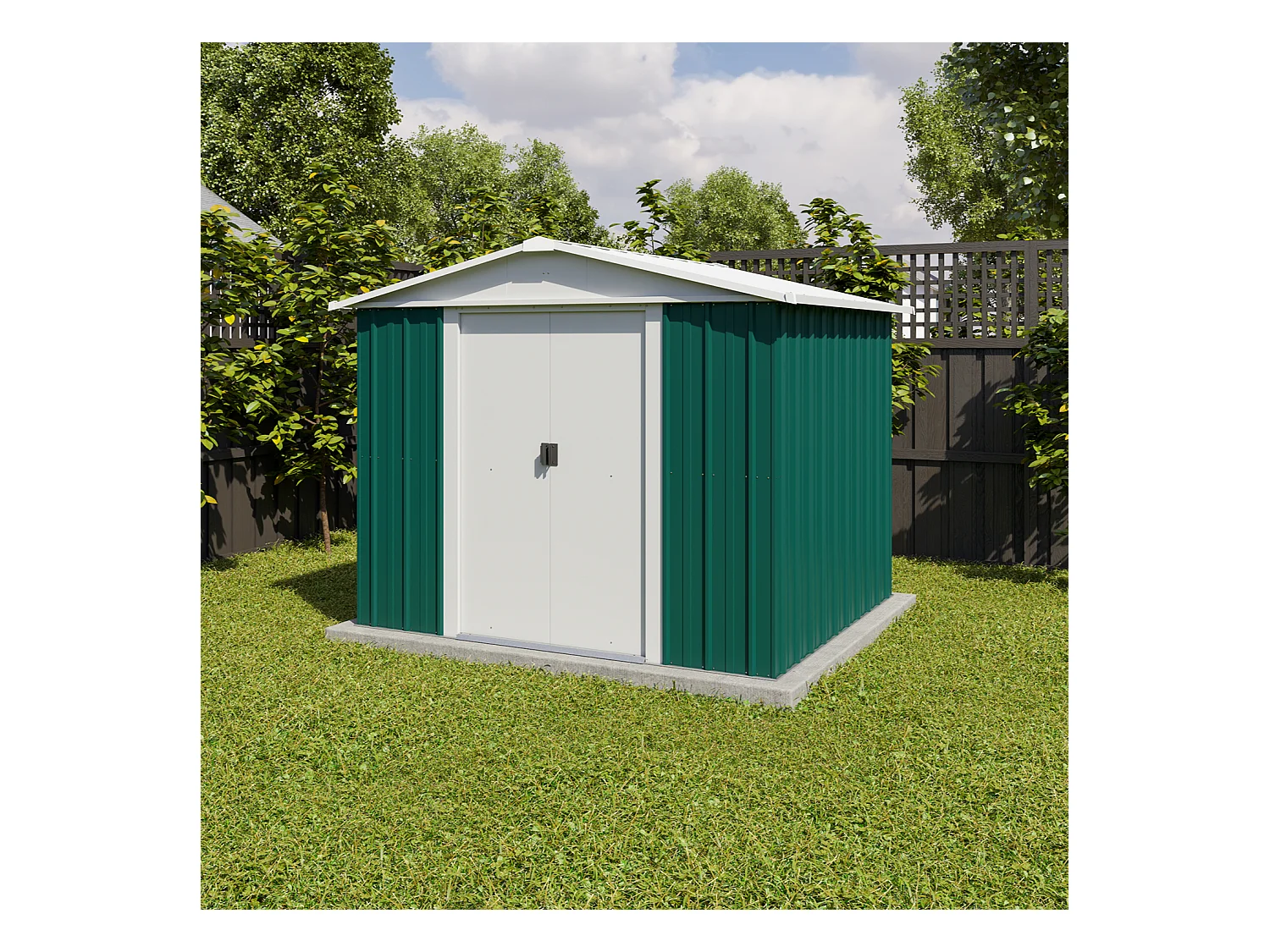 Yardmaster Abri de jardin métal 5,25m² - 87geyz