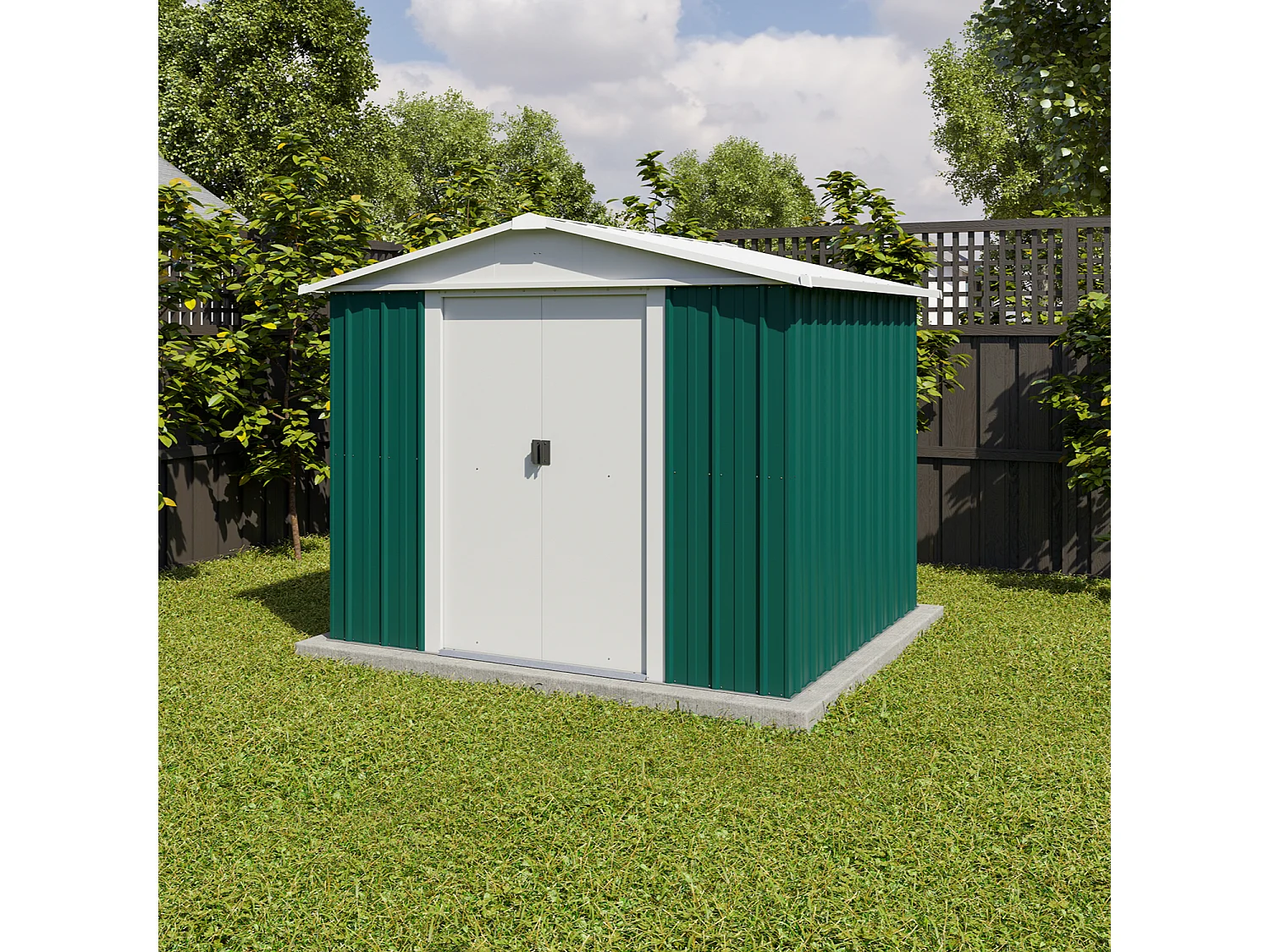 Yardmaster Abri de jardin métal 5,25m² - 87geyz