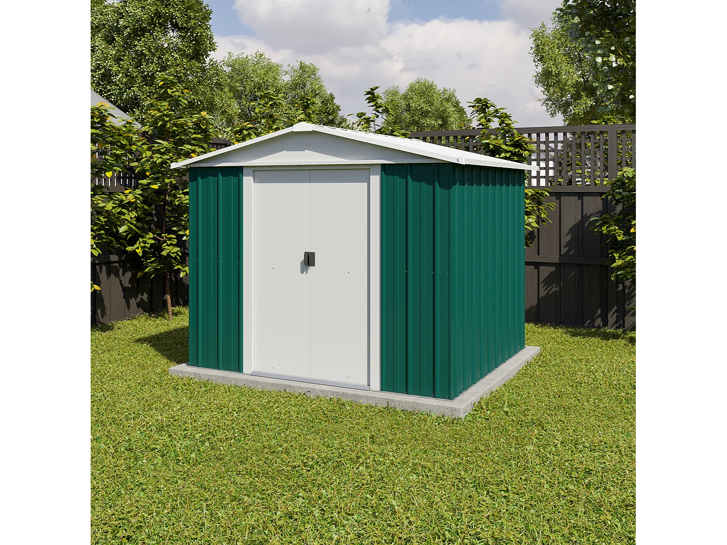 Yardmaster Abri de jardin métal 5,25m² - 87geyz