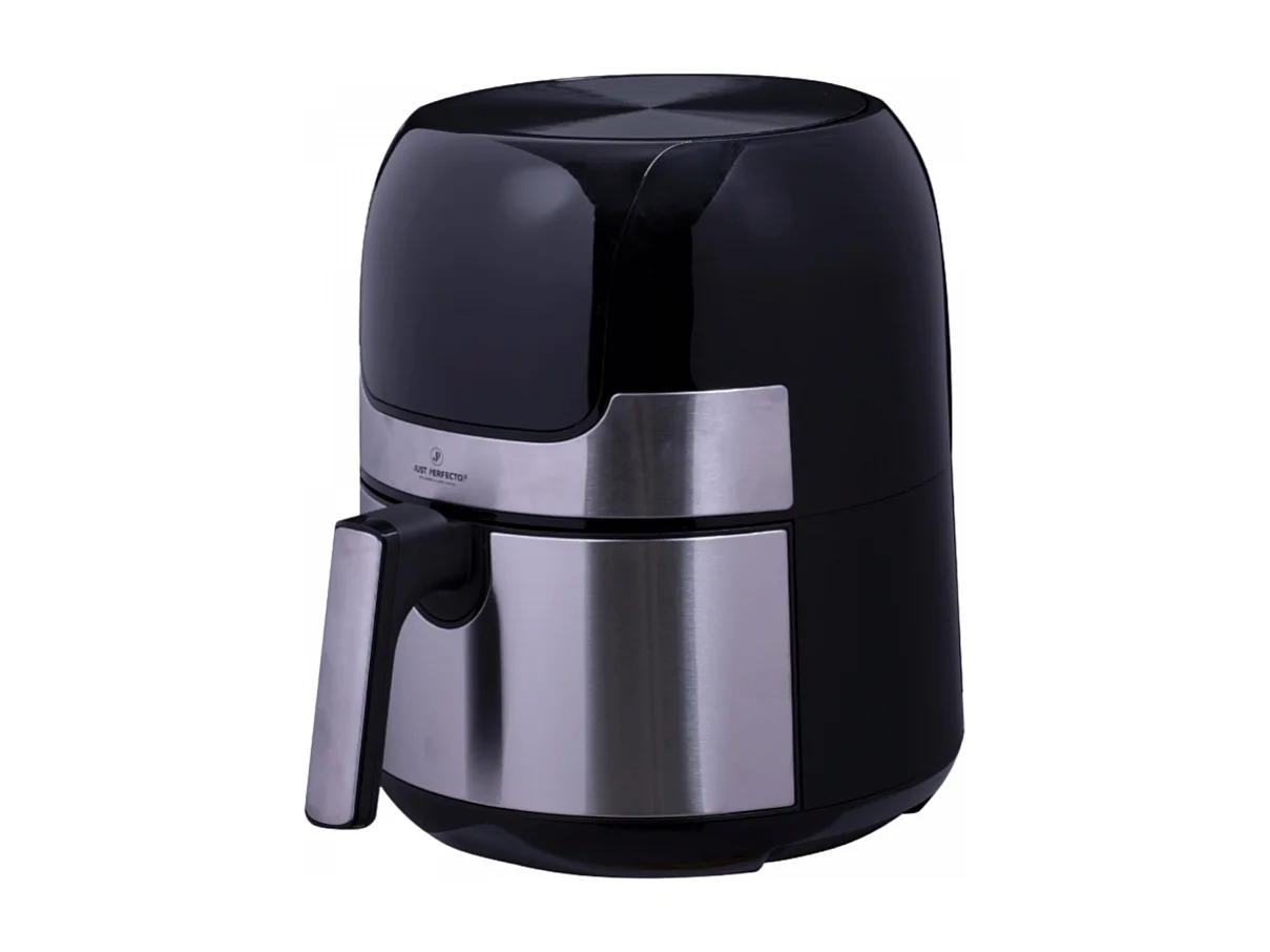 Just Perfecto JL-23: 1400W - Ecran tactile LED Friteuse à air chaud avec plaque grill S/S - 3.5L