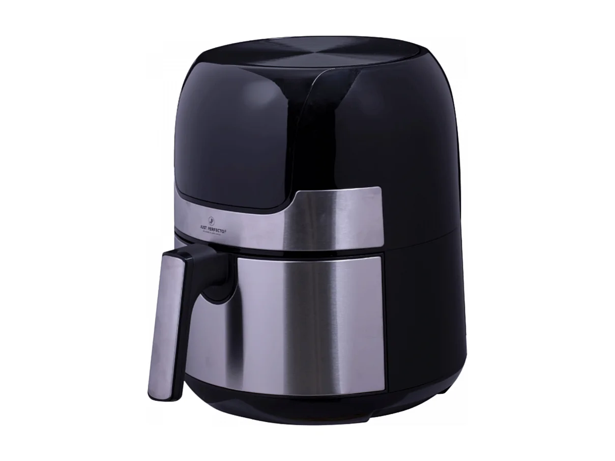 Just Perfecto JL-23: 1400W - Ecran tactile LED Friteuse à air chaud avec plaque grill S/S - 3.5L