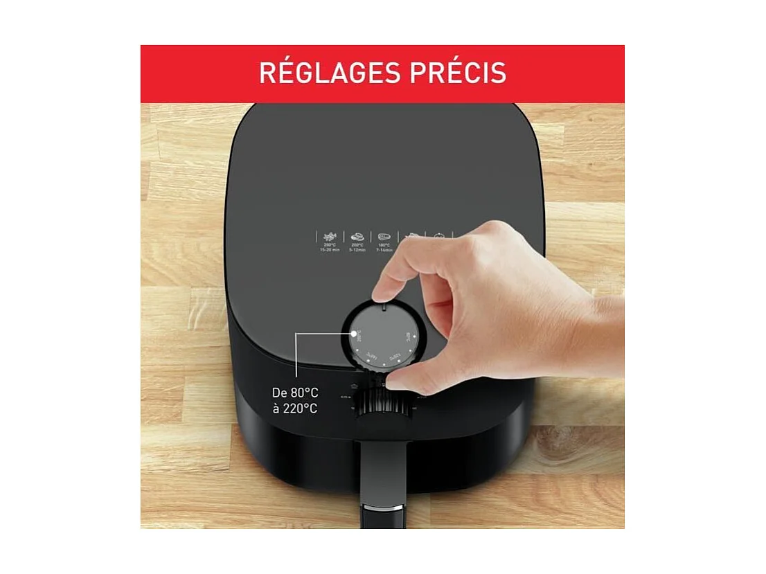 MOULINEX Friteuse sans huile Air Fryer 3.5L Easy Fry Essential EZ130810
