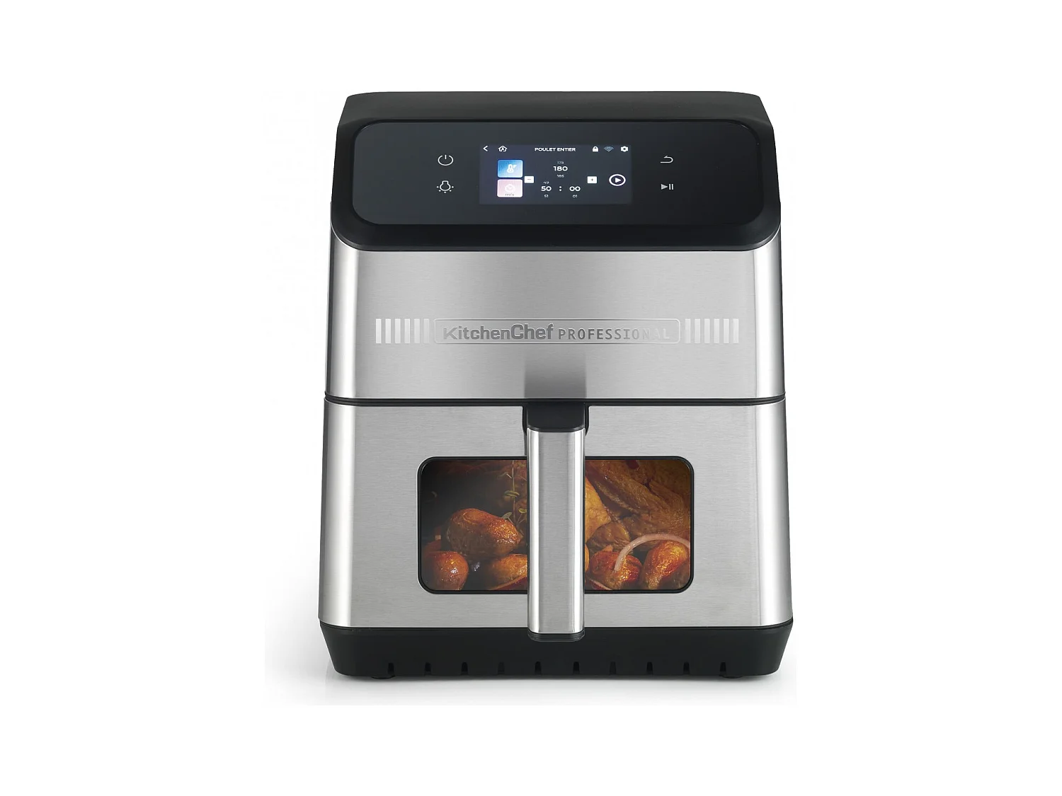 Kitchen Chef Friteuse air fryer 7l connectée +170 recettes incluses - WIFRY-CHEF