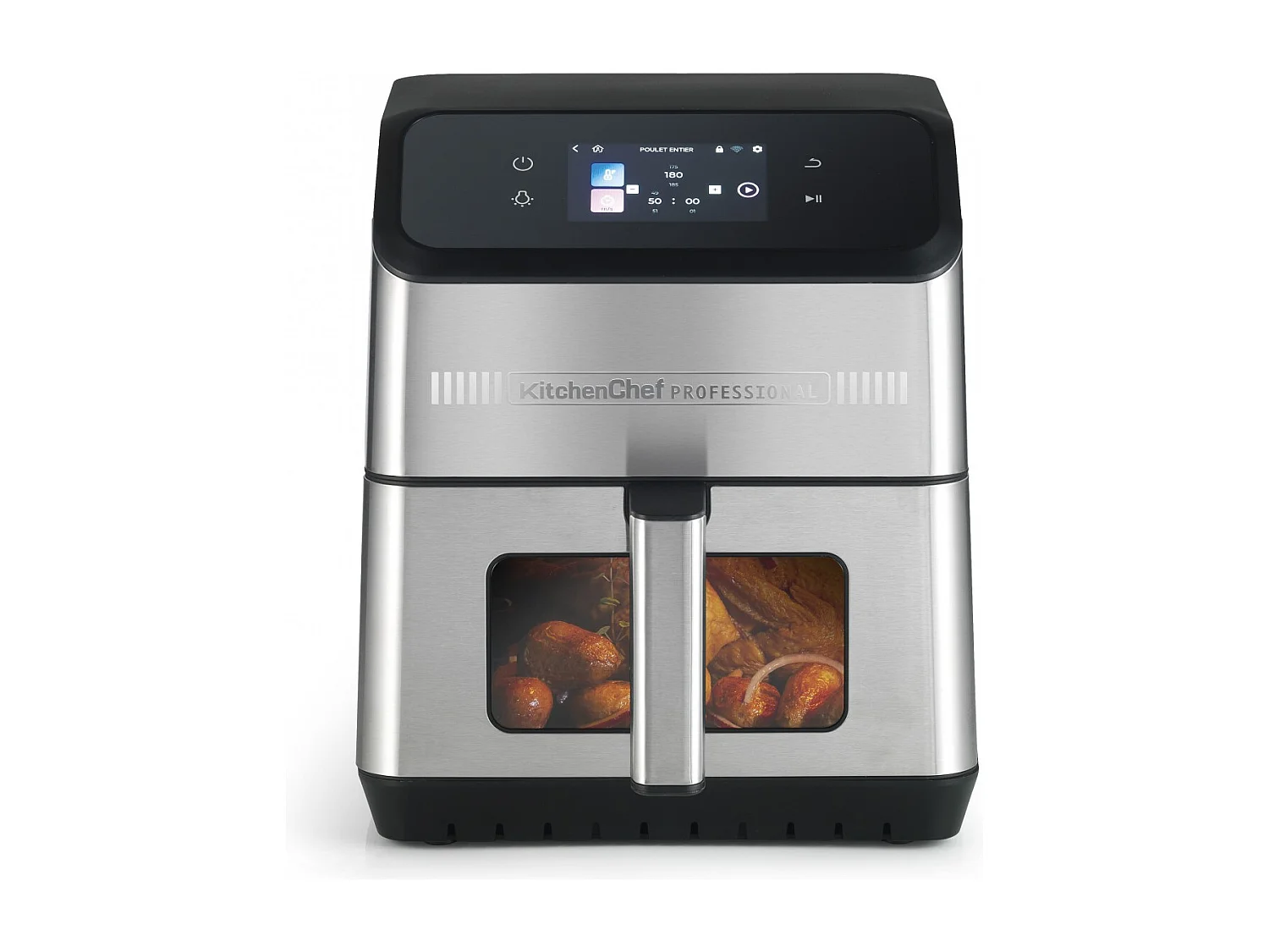 Kitchen Chef Friteuse air fryer 7l connectée +170 recettes incluses - WIFRY-CHEF