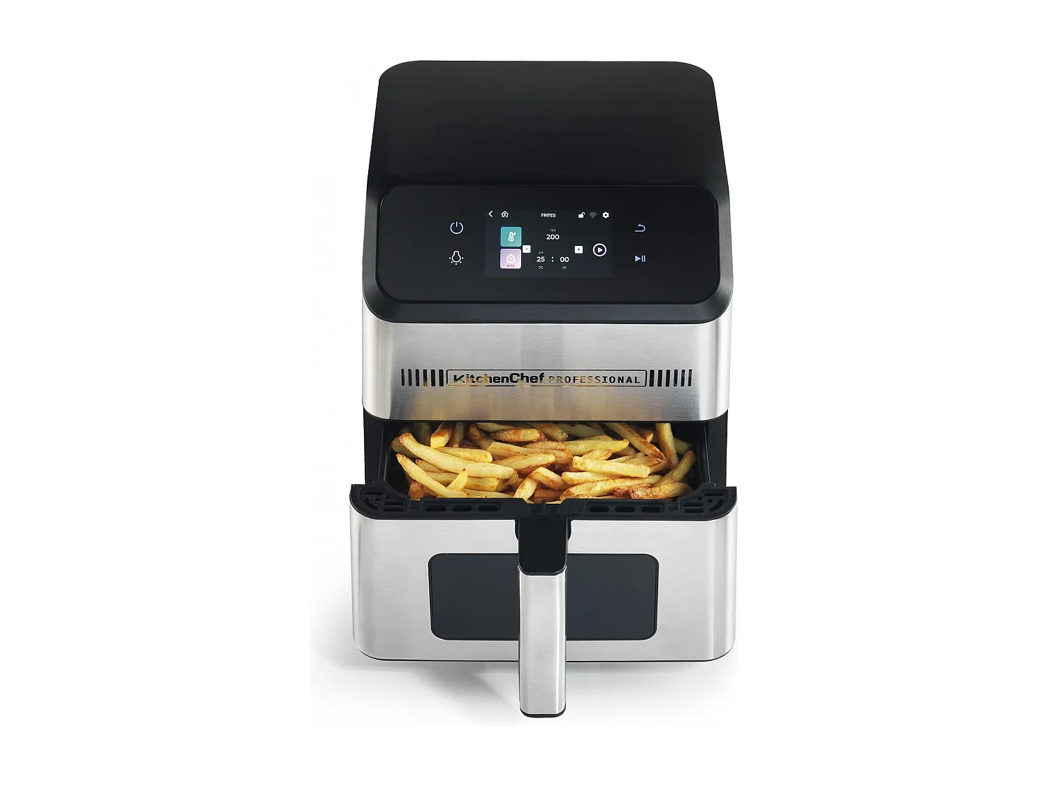 Kitchen Chef Friteuse air fryer 7l connectée +170 recettes incluses - WIFRY-CHEF
