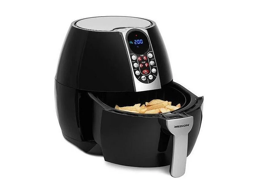 Friteuse a air chaud sans huile - MD 17320 - Panneau de commande numérique - 8 programmes - 8 L - 1500W