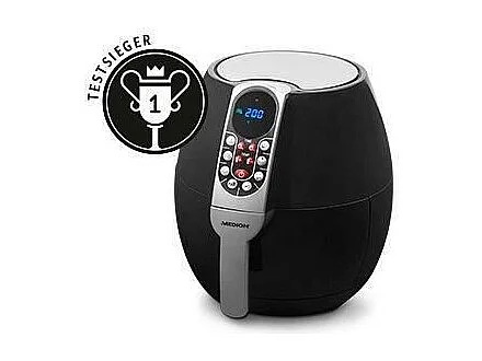 Friteuse a air chaud sans huile - MD 17320 - Panneau de commande numérique - 8 programmes - 8 L - 1500W