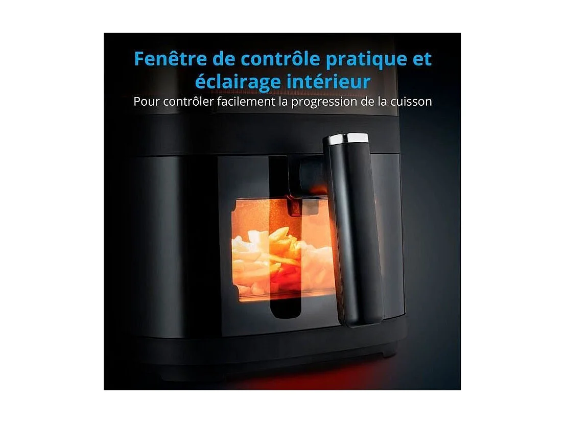 Friteuse a air chaud sans huile - MD 11780 - Température jusqu'a 230 °C - 10 programmes - 5 L - 1500 Watt