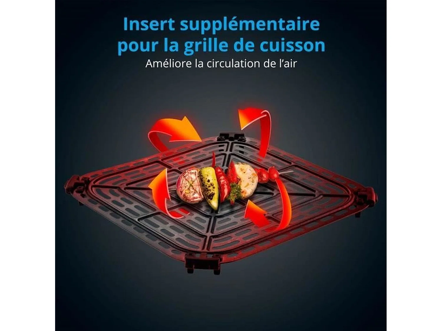 Friteuse a air chaud sans huile - MD 11780 - Température jusqu'a 230 °C - 10 programmes - 5 L - 1500 Watt