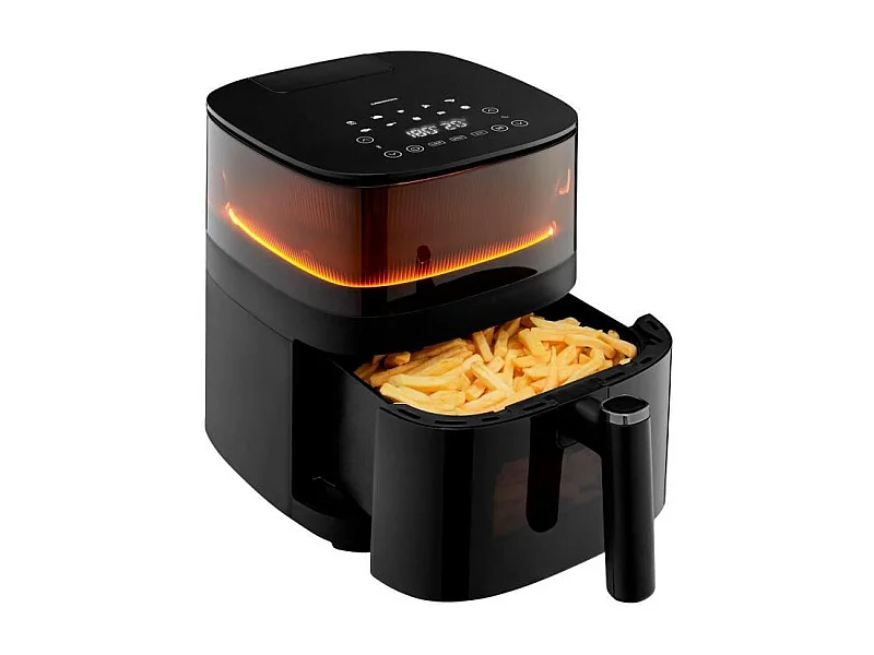 Friteuse a air chaud sans huile - MD 11780 - Température jusqu'a 230 °C - 10 programmes - 5 L - 1500 Watt