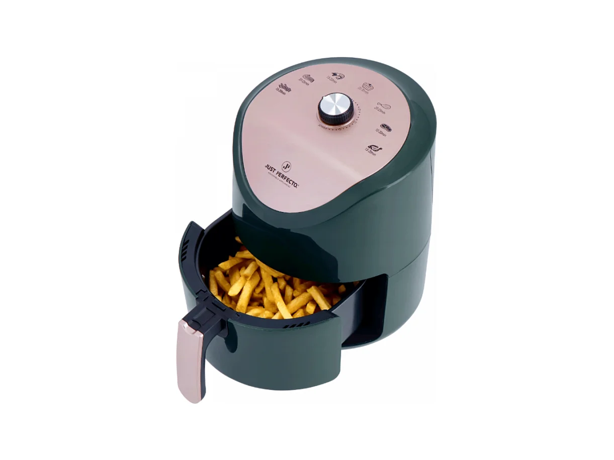 Just Perfecto JL-15: Friteuse à air chaud 1200W avec commande à cadran - 3.5L