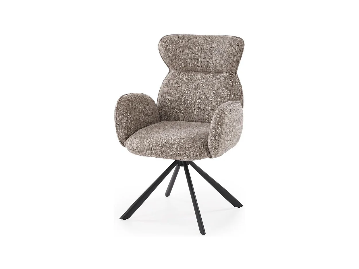 Stuhl K571/Drehfunktion/Stoffbezug/Beige