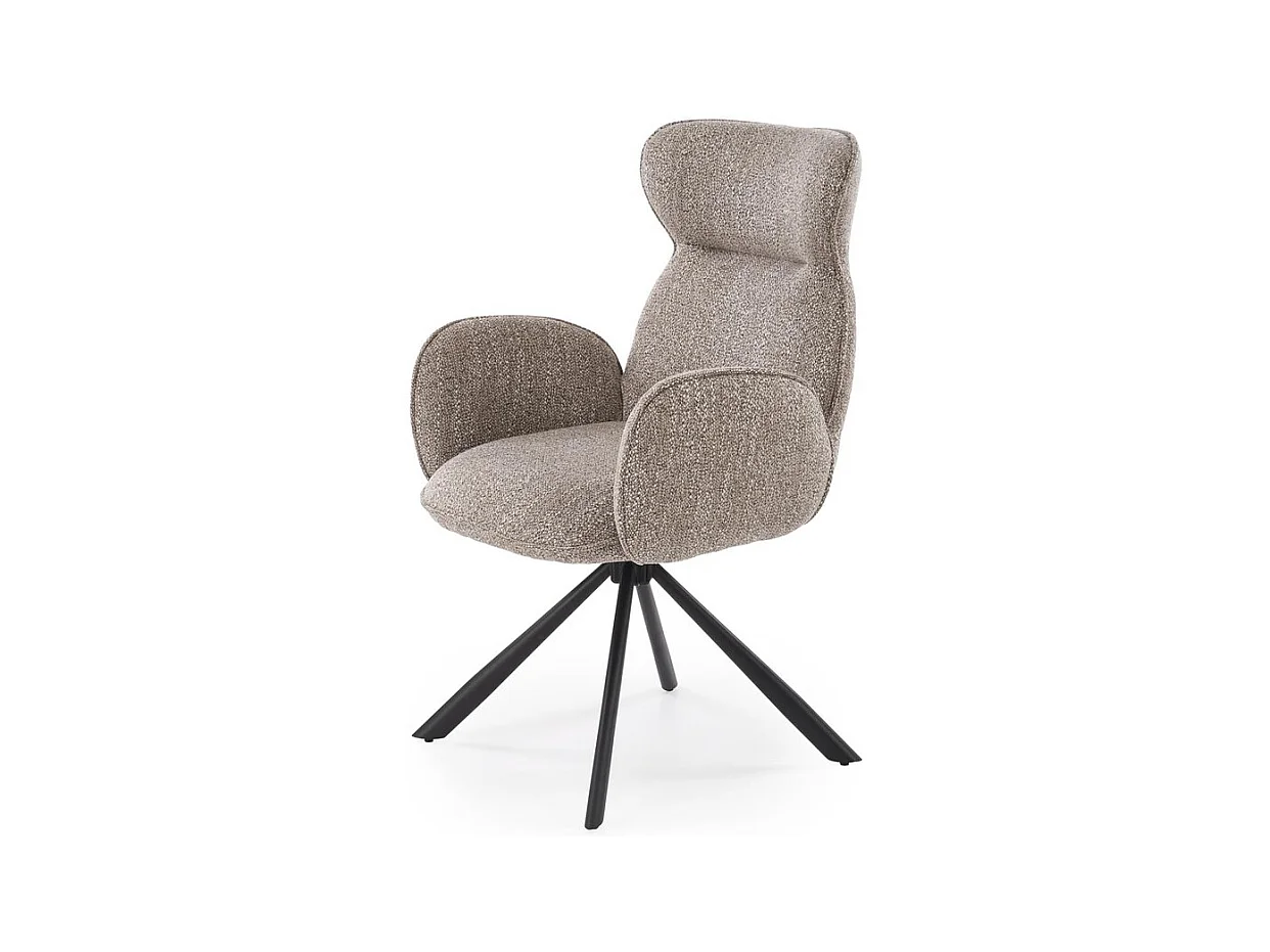 Stuhl K571/Drehfunktion/Stoffbezug/Beige