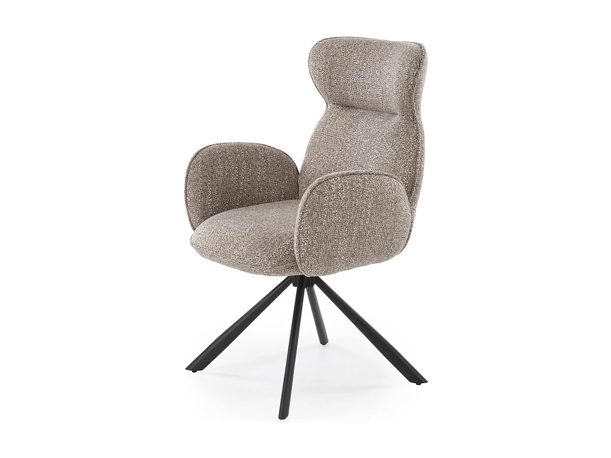 Chaise K571/fonction pivotante/revêtement en tissu/Beige