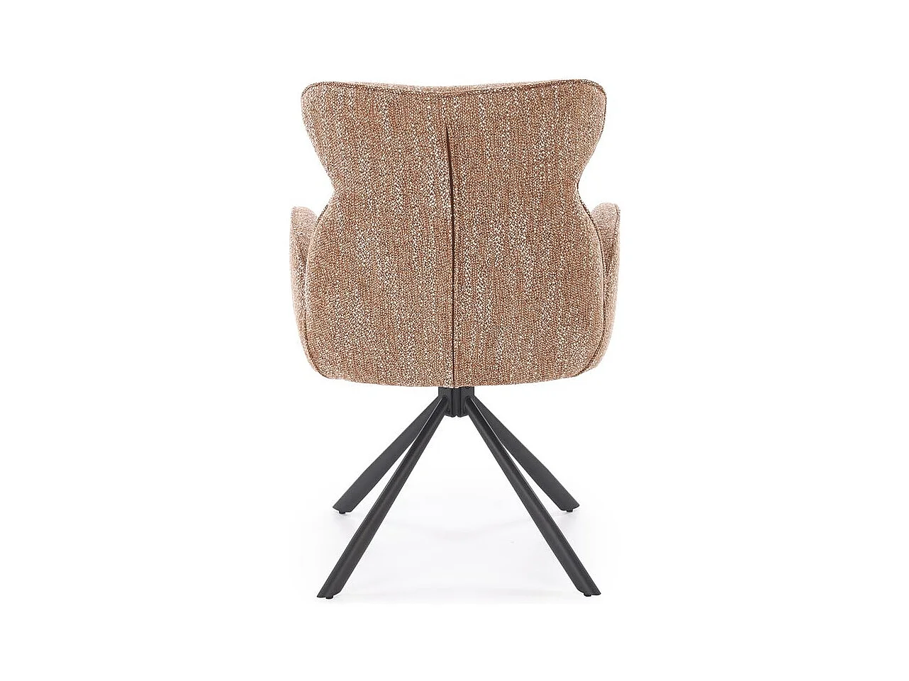 Chaise K571/fonction pivotante/revêtement en tissu/Marron