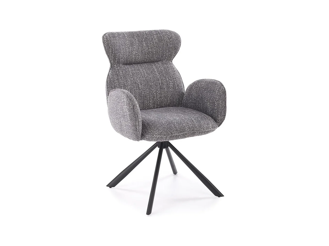 Stuhl K571/Drehfunktion/Stoffbezug/Grau