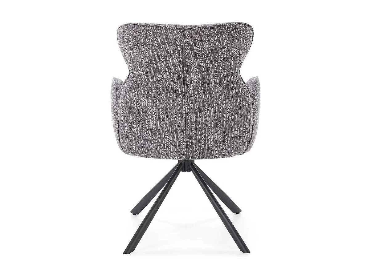 Chaise K571/fonction pivotante/revêtement en tissu/Gris