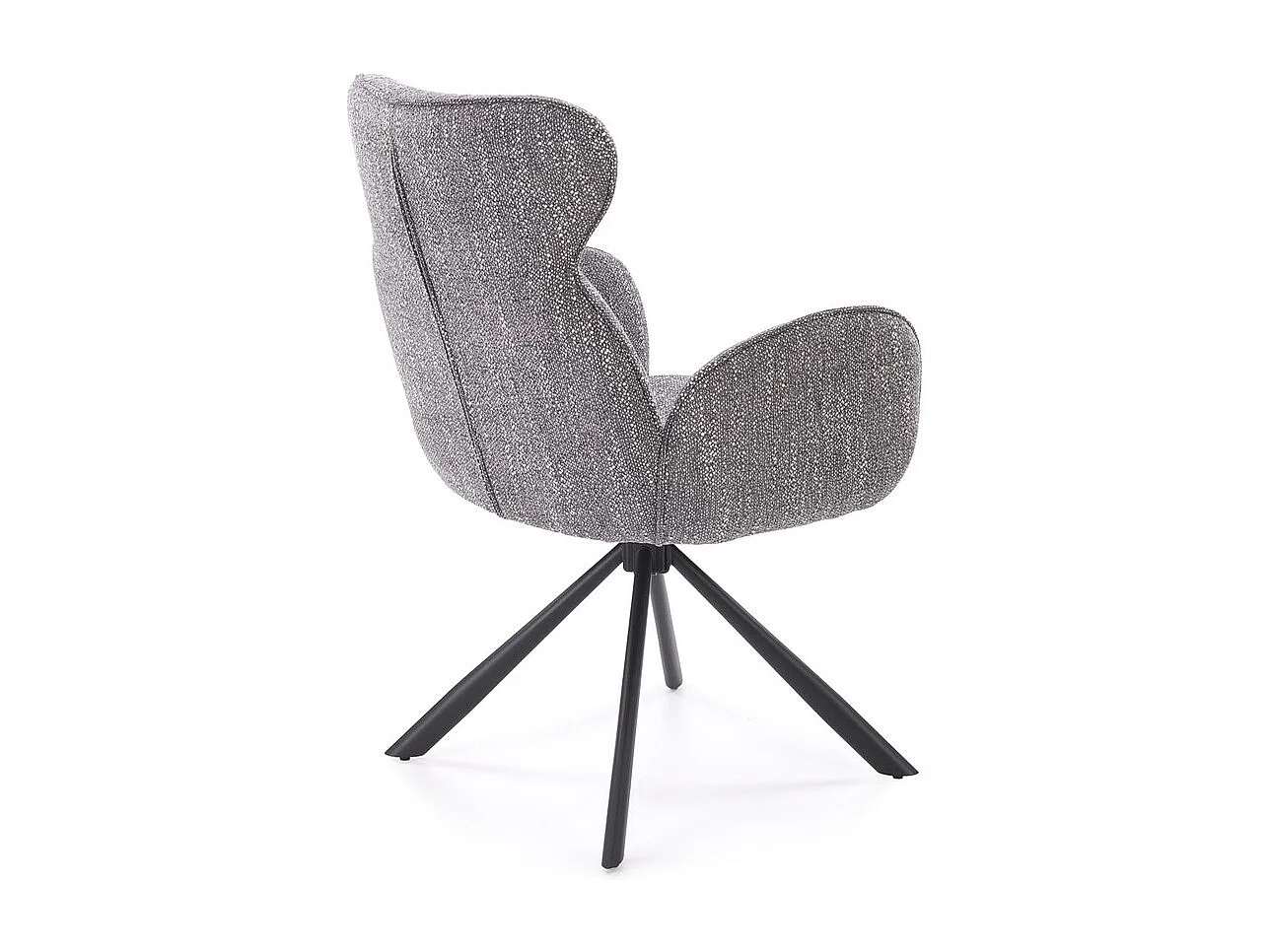 Chaise K571/fonction pivotante/revêtement en tissu/Gris