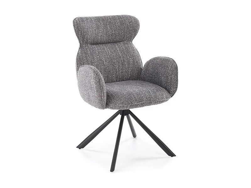 Stuhl K571/Drehfunktion/Stoffbezug/Grau
