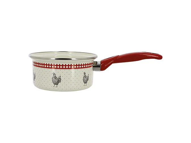 Casserole 20cm 2.80L Jolie Cocotte Menastyl - Design Traditionnel - Acier Émaillé - Poignée Bakélite