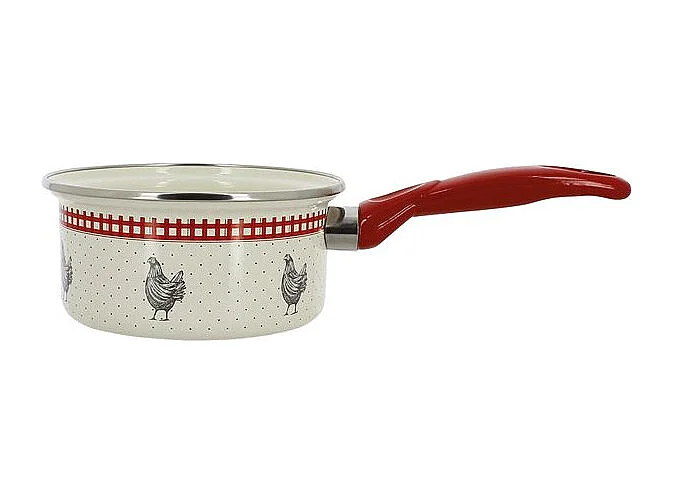 Schmortopf 20cm 2.80L Jolie Cocotte Menastyl - Traditionelles Design - Emaillierter Stahl - Bakelitgriff