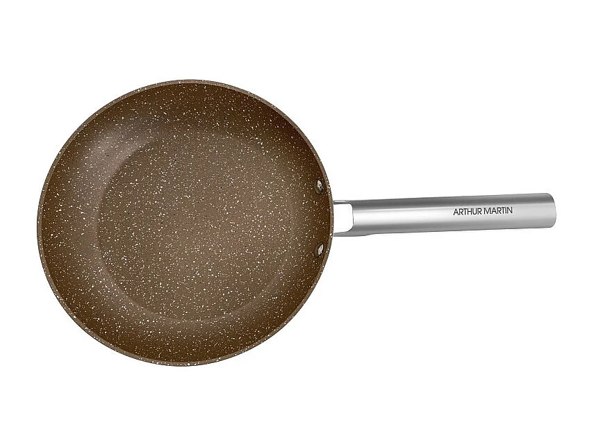 Casserolerie Arthur Martin POELE 24 CM ALU FORGE MANCHE FIXE INOX