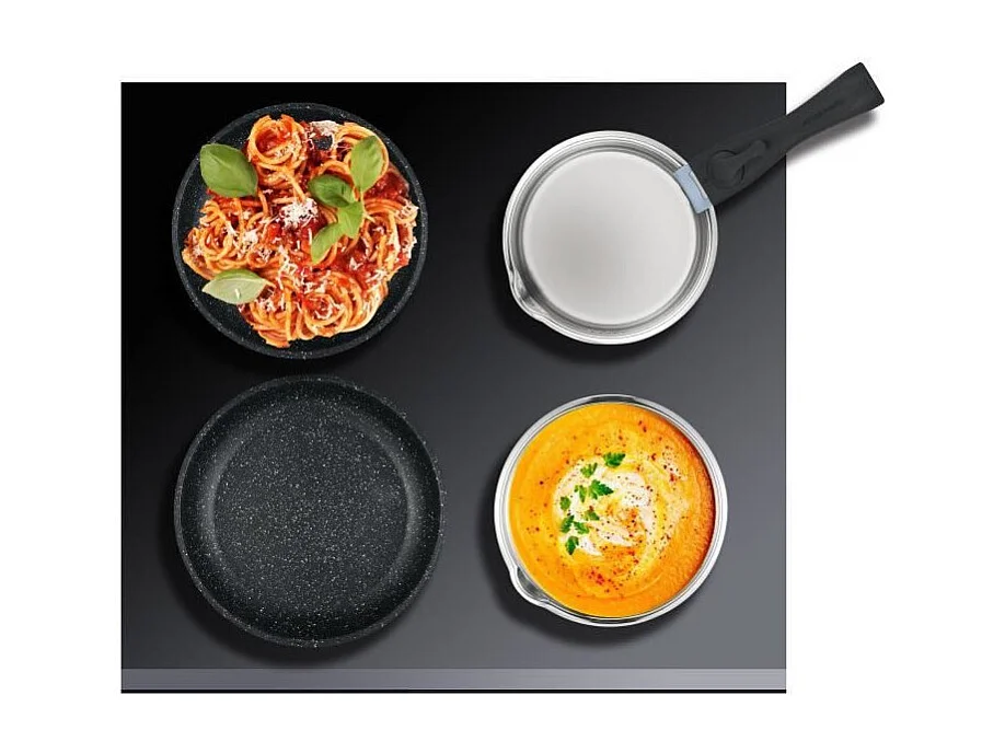 Batterie de cuisine induction - Arthur Martin - AM1275 - Acier inoxydable - 15 pieces - Poignée amovible - Tous feux dont induc