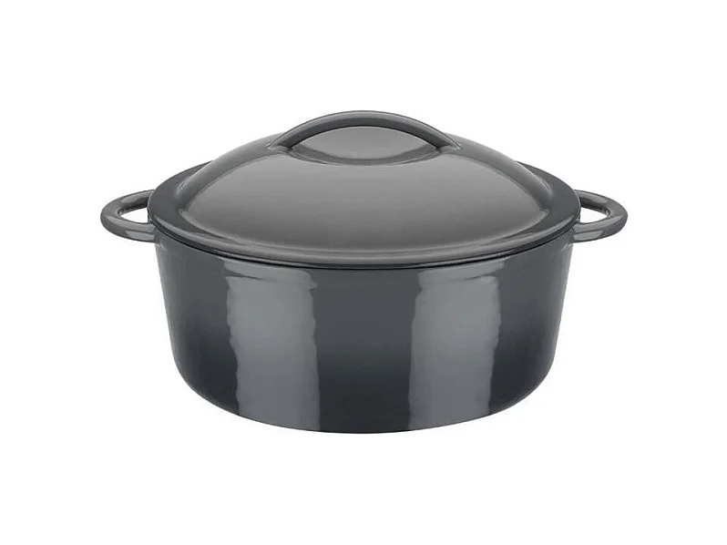 Marmite fonte massive - GSW - GREY SHADOW - 24 cm - Ronde - Induction - Gris