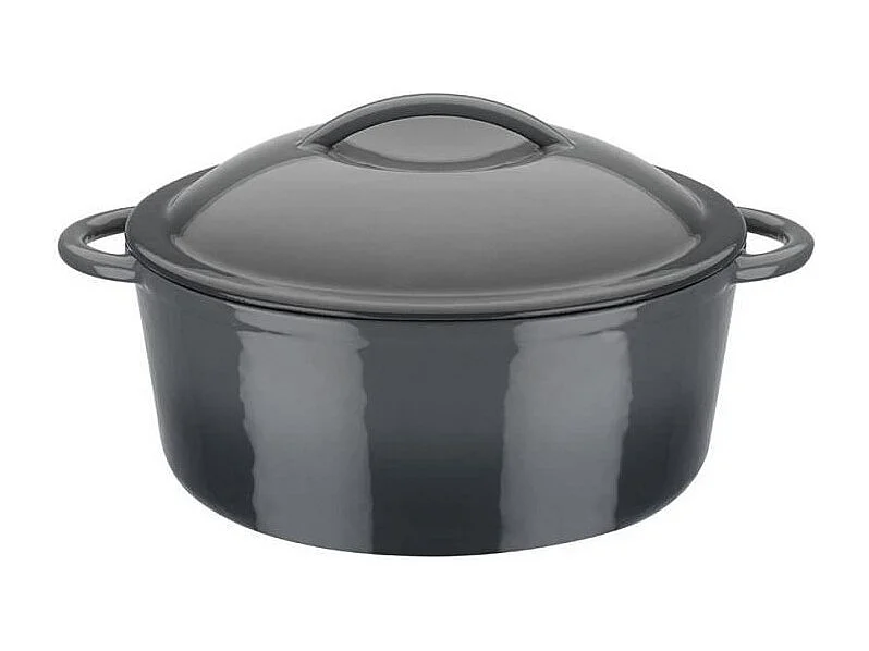 Marmite fonte massive - GSW - GREY SHADOW - 24 cm - Ronde - Induction - Gris