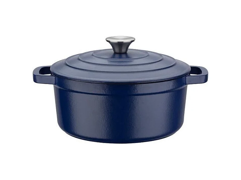 GSW - Blue Magic - Marmite - Ø 20 cm - Fonte d'acier - Bleu - Tous feux dont induction