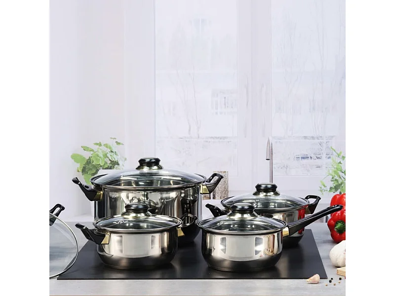 HI Ensemble d ustensiles de cuisine 12 pcs Acier inoxydable