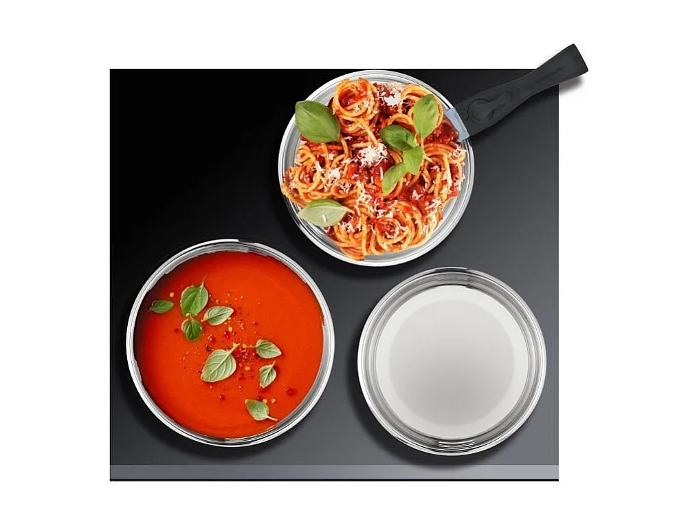 Batterie de cuisine induction - ARTHUR MARTIN - AM0566 - 18 pieces - Poignée amovible - Tous feux dont induction - Acier inoxyd