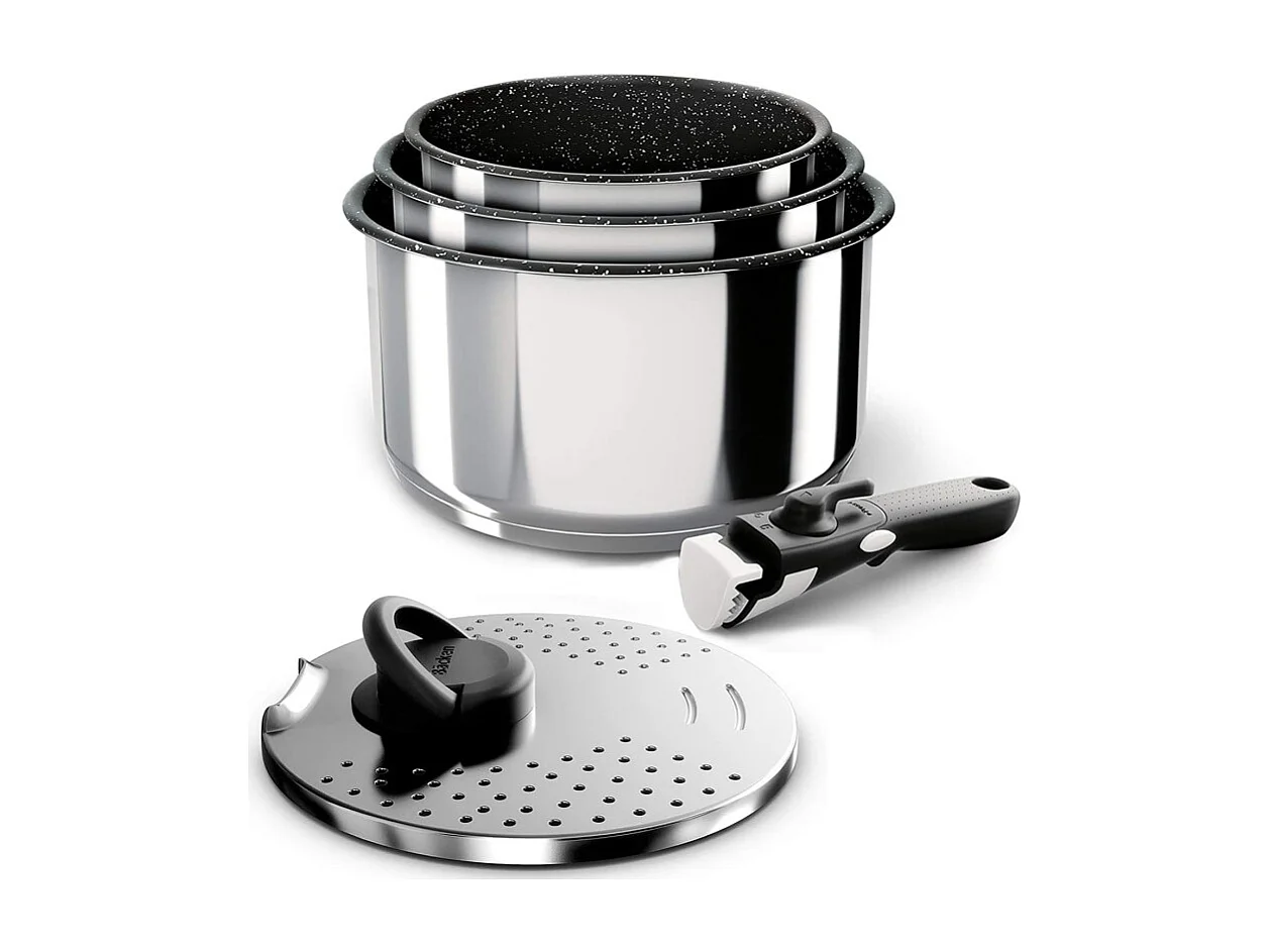 Backen 391505, Set de Casseroles 16,18,20cm, Inox, 5 Pièces