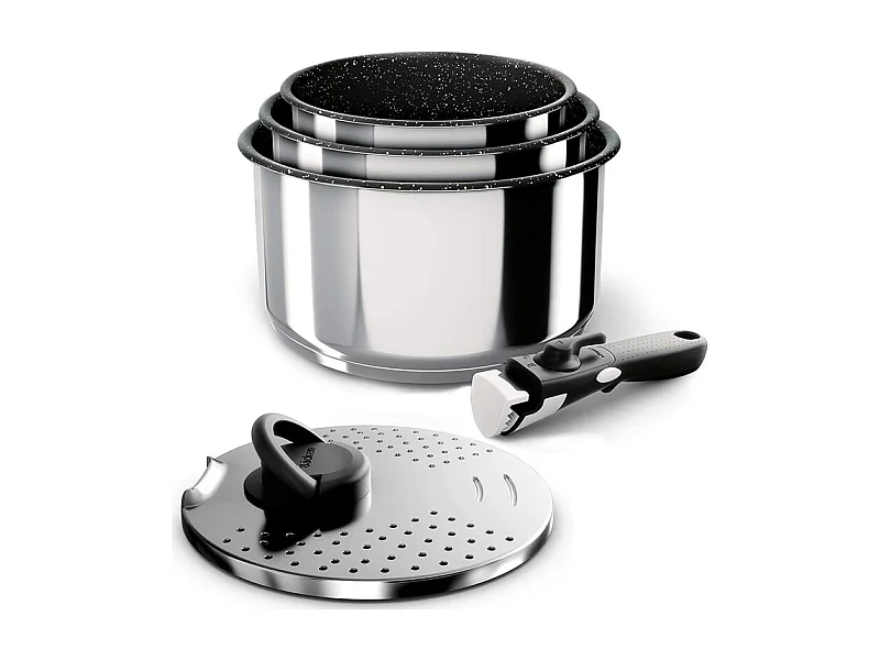 Backen 391505, Set de Casseroles 16,18,20cm, Inox, 5 Pièces