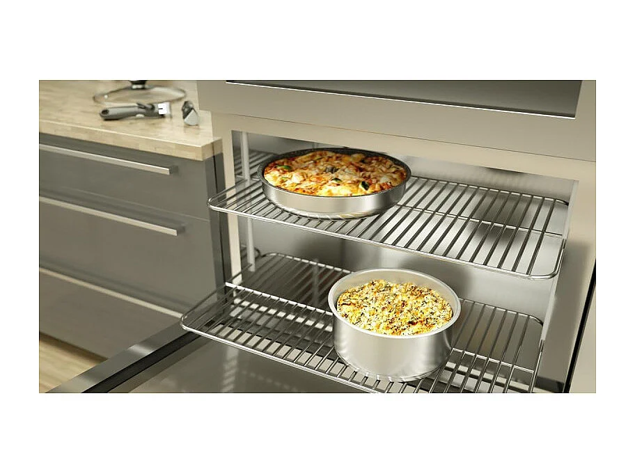 Backen 291107, Set de Casseroles 16,18,20cm, Inox, 7 Pièces