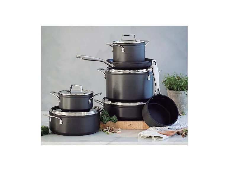 Faitout Anodisé 16cm +CV Lacor - Antiadhésif QuanTanium - Tous Feux - 1.5L - Garantie 2 ans