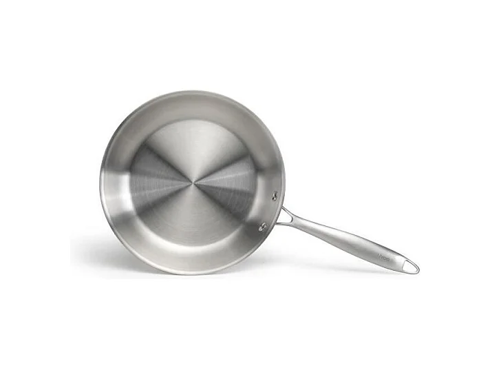 Brigade - Poele en acier inoxydable 20 cm - LIVOO - MEP157 - Acier inoxydable Triply - Tous feux dont induction - Made in France