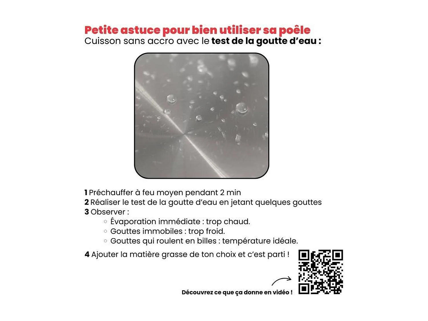Brigade - Poele en acier inoxydable 20 cm - LIVOO - MEP157 - Acier inoxydable Triply - Tous feux dont induction - Made in France