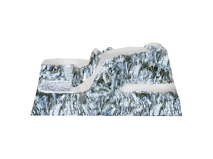 Base de village de Noël couleur Sulden - 77 x 58 cm - My Village